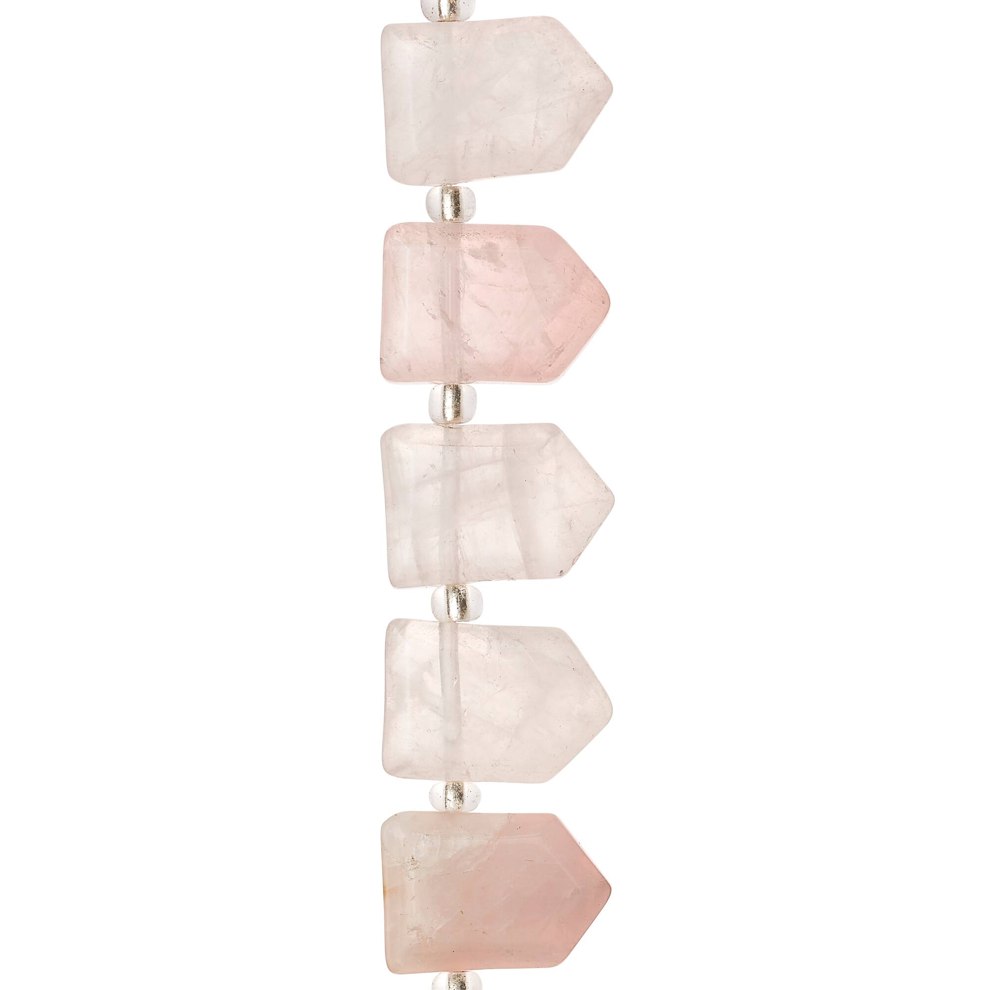 Rose Quartz Arrow Beads by Bead Landing™, 18mm